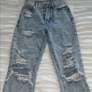 Pacsun High Rise Straight Jeans